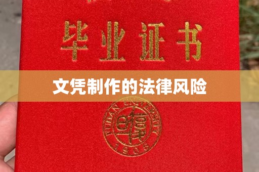 崇明文凭制作的法律风险